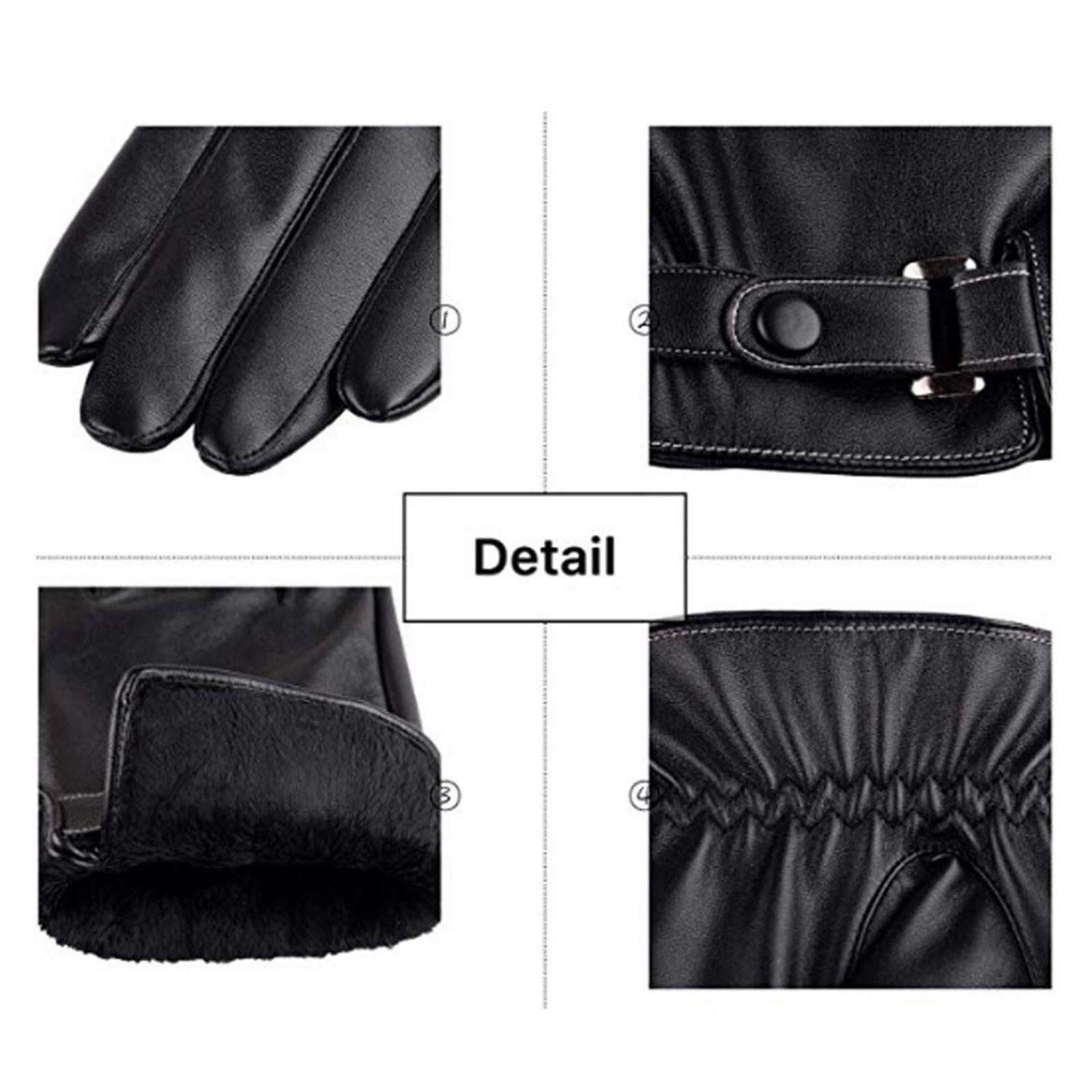 Gants d'hiver pour hommes, pou - Leather Driving Glove avis et prix