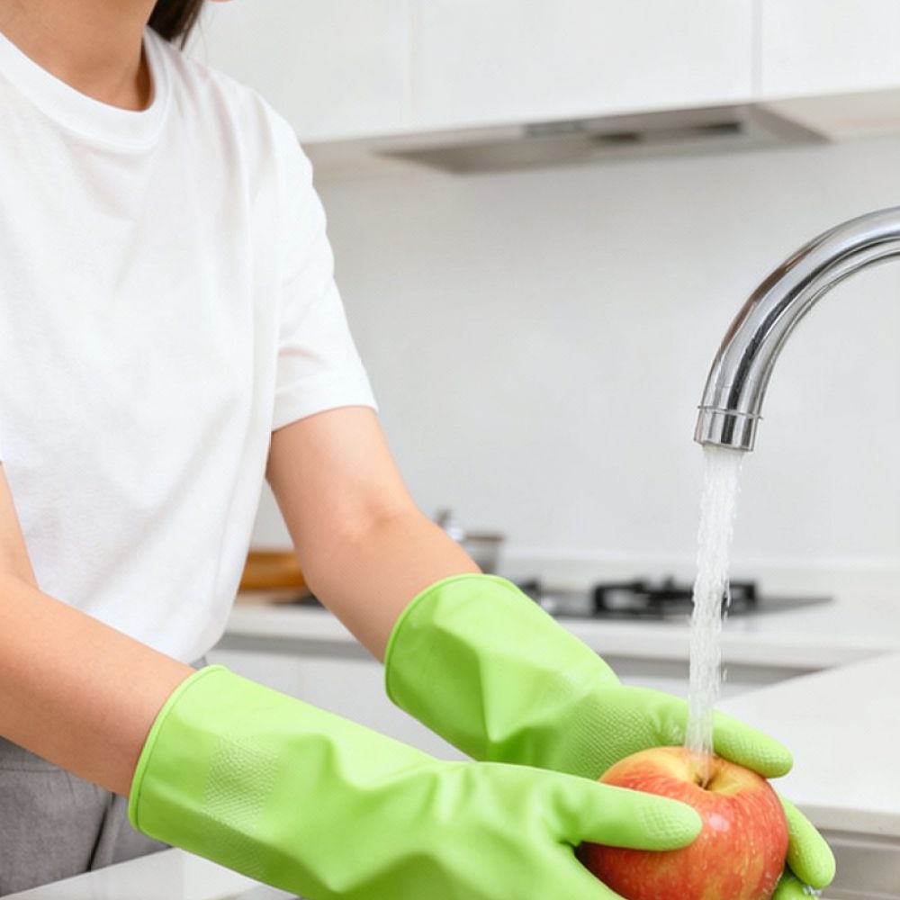 Gants de cuisine en nitrile ré - Dish Glove Rubber avis et prix